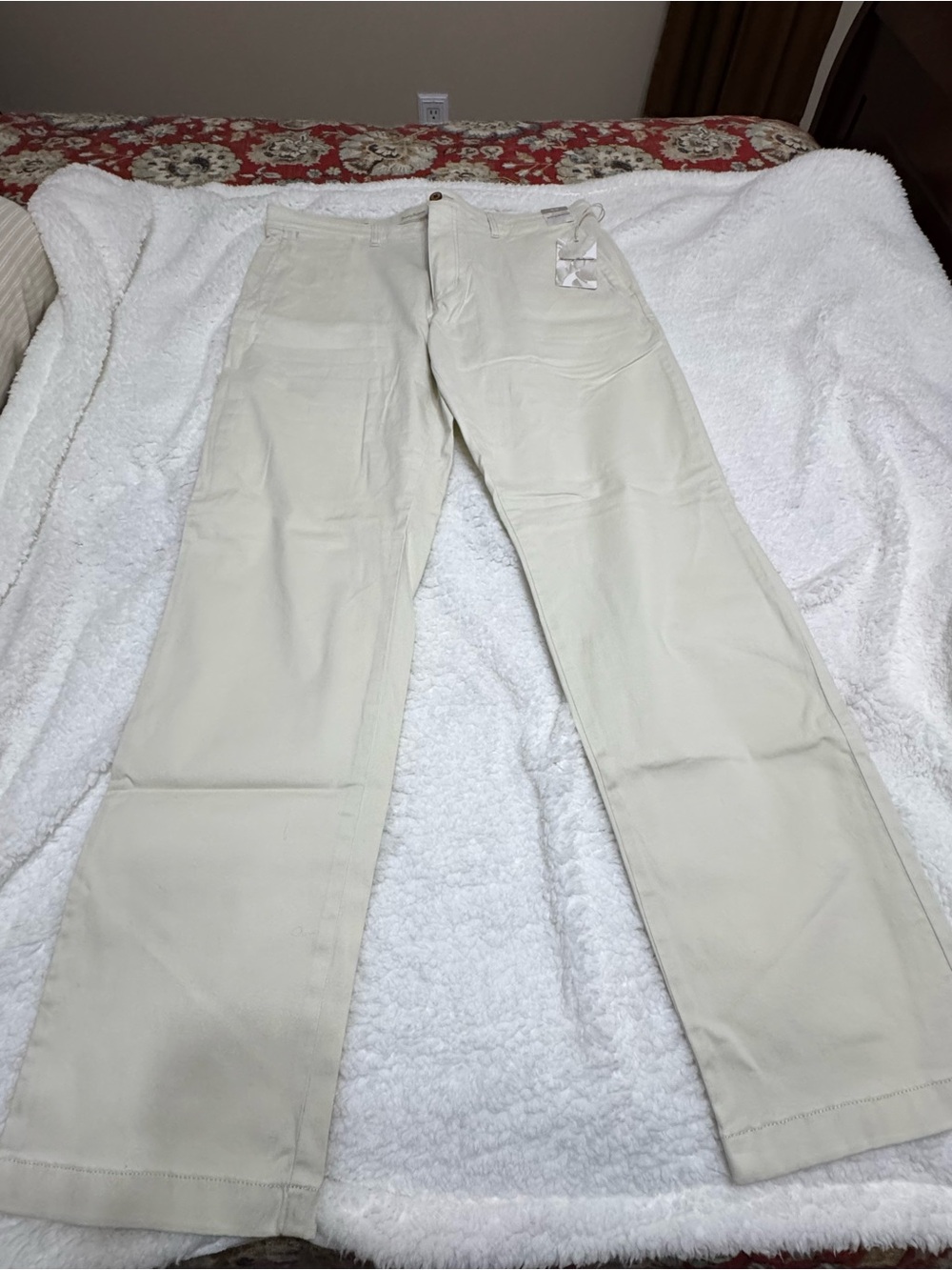Tommy Bahama Cream Straight Leg Pants
